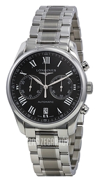 Longines Master Czarny/Stal Ø40 mm L2.629.4.51.6