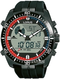 Lorus Sports Czarny/Plastik Ø46 mm R2B05AX9