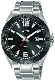 Lorus Classic Czarny/Stal Ø42 mm RH911NX9