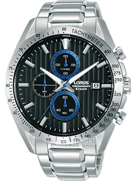 Lorus Sports Czarny/Stal Ø45 mm RM305HX9
