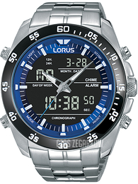 Lorus Sports Czarny/Stal Ø46 mm RW629AX5