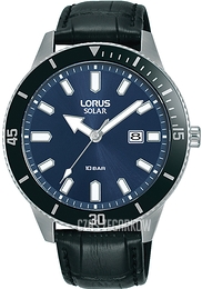 Lorus Sports Czarny/Skóra Ø43 mm RX317AX9
