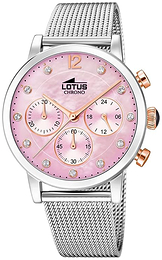 Lotus Trendy Różowy/Stal Ø37 mm 18676/2