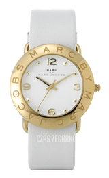 Marc by Marc Jacobs Amy Biały/Skóra Ø36 mm MBM1150