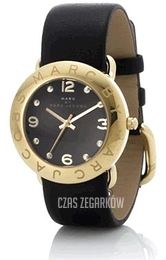 Marc by Marc Jacobs Amy Czarny/Skóra Ø36 mm MBM1154