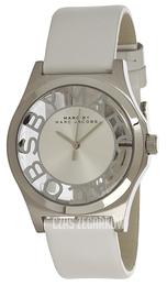 Marc by Marc Jacobs Henry Srebrny/Skóra Ø40 mm MBM1241