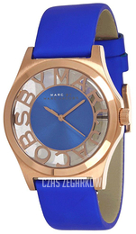 Marc by Marc Jacobs Henry Niebieski/Skóra Ø40 mm MBM1244