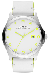 Marc by Marc Jacobs Henry Biały/Skóra Ø43 mm MBM1247