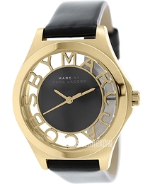Marc by Marc Jacobs Henry Czarny/Skóra Ø34 mm MBM1340