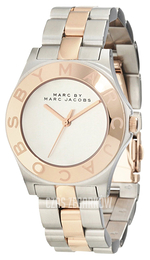 Marc by Marc Jacobs Blade Srebrny/Stal w kolorze różowego złota Ø36.5 mm MBM3129