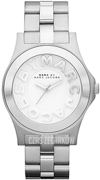 Marc by Marc Jacobs Rivera Biały/Stal Ø40 mm MBM3133