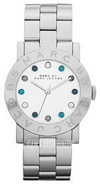 Marc by Marc Jacobs Biały/Stal Ø36 mm MBM3140