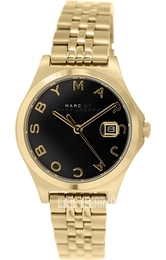 Marc by Marc Jacobs Czarny/Stal w odcieniu złota Ø30 mm MBM3321
