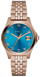Marc by Marc Jacobs Niebieski/Stal w kolorze różowego złota Ø31 mm MBM3324