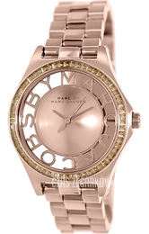 Marc by Marc Jacobs Henry Różowe złoto/Stal w kolorze różowego złota Ø34 mm MBM3339