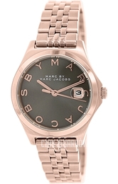 Marc by Marc Jacobs Brązowy/Stal w kolorze różowego złota Ø30 mm MBM3352