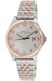 Marc by Marc Jacobs Srebrny/Stal w kolorze różowego złota Ø30 mm MBM3353