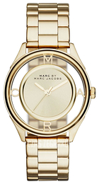 Marc by Marc Jacobs Dress Żółte złoto/Stal w odcieniu złota Ø36 mm MBM3413