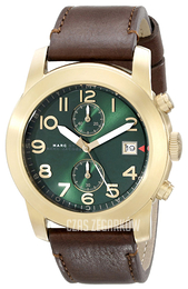 Marc by Marc Jacobs Zielony/Skóra Ø46 mm MBM5083