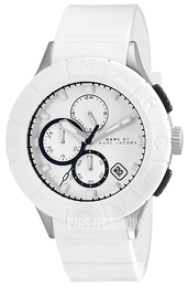 Marc by Marc Jacobs Biały/Guma Ø44 mm MBM5542
