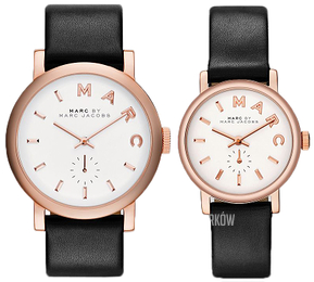 Marc by Marc Jacobs Dress Biały/Skóra MBM9047