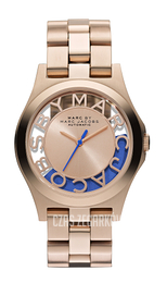 Marc by Marc Jacobs Henry Różowe złoto/Stal w kolorze różowego złota Ø40 mm MBM9704