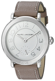 Marc by Marc Jacobs Riley Srebrny/Skóra Ø36 mm MJ1468