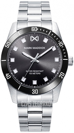 Mark Maddox Mission Czarny/Stal Ø42 mm HM0136-17