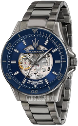 Maserati Sfida Niebieski/Stal Ø44 mm R8823140009