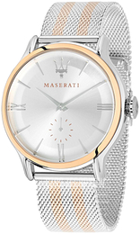 Maserati Epoca Srebrny/Stal w kolorze różowego złota Ø42 mm R8853118005