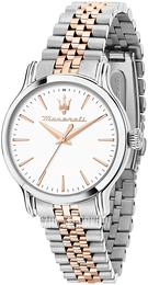 Maserati Epoca Biały/Stal w kolorze różowego złota Ø34 mm R8853118520