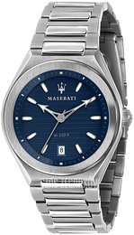 Maserati Triconic Niebieski/Stal Ø40 mm R8853139002