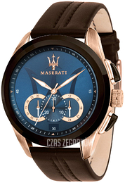 Maserati Traguardo Niebieski/Skóra Ø45 mm R8871612024