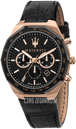 Maserati Stile Czarny/Skóra Ø45 mm R8871642001