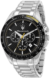 Maserati Traguardo Czarny/Stal Ø45 mm R8873612042