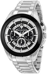 Maserati Traguardo Czarny/Stal Ø45 mm R8873612059