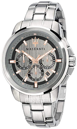 Maserati Successo Szary/Stal Ø44 mm R8873621004