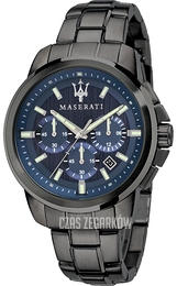 Maserati Successo Niebieski/Stal Ø44 mm R8873621005