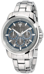 Maserati Successo Srebrny/Stal Ø44 mm R8873621006