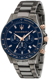 Maserati Sfida Niebieski/Stal Ø44 mm R8873640001