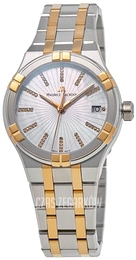 Maurice Lacroix Aikon Biały/Stal w odcieniu złota Ø35 mm AI1106-PVP02-170-1