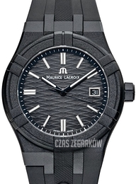 Maurice Lacroix Aikon Czarny/Guma Ø40 mm AI2008-00000-300-0