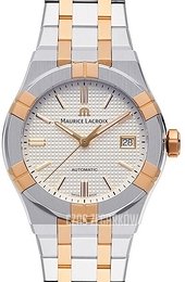Maurice Lacroix Aikon Srebrny/18 karatowe różowe złoto Ø39 mm AI6007-SP012-130-1