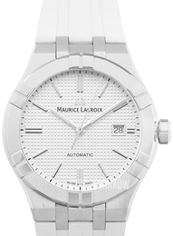 Maurice Lacroix Aikon Biały/Guma Ø42 mm AI6008-SS000-130-2