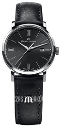 Maurice Lacroix Eliros Czarny/Skóra Ø30 mm EL1084-SS001-310-1