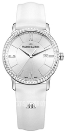 Maurice Lacroix Eliros Date Ladies Srebrny/Skóra Ø30 mm EL1094-SD501-110-1