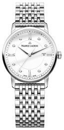 Maurice Lacroix Eliros Date Ladies Biały/Stal Ø30 mm EL1094-SS002-150-1