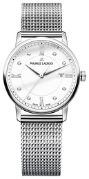 Maurice Lacroix Eliros Date Ladies Biały/Stal Ø30 mm EL1094-SS002-150-2