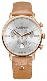 Maurice Lacroix Eliros Chronograph Srebrny/Skóra Ø40 mm EL1098-PVP01-111-2
