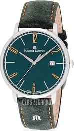 Maurice Lacroix Eliros Zielony/Skóra Ø40 mm EL1118-SS001-620-5